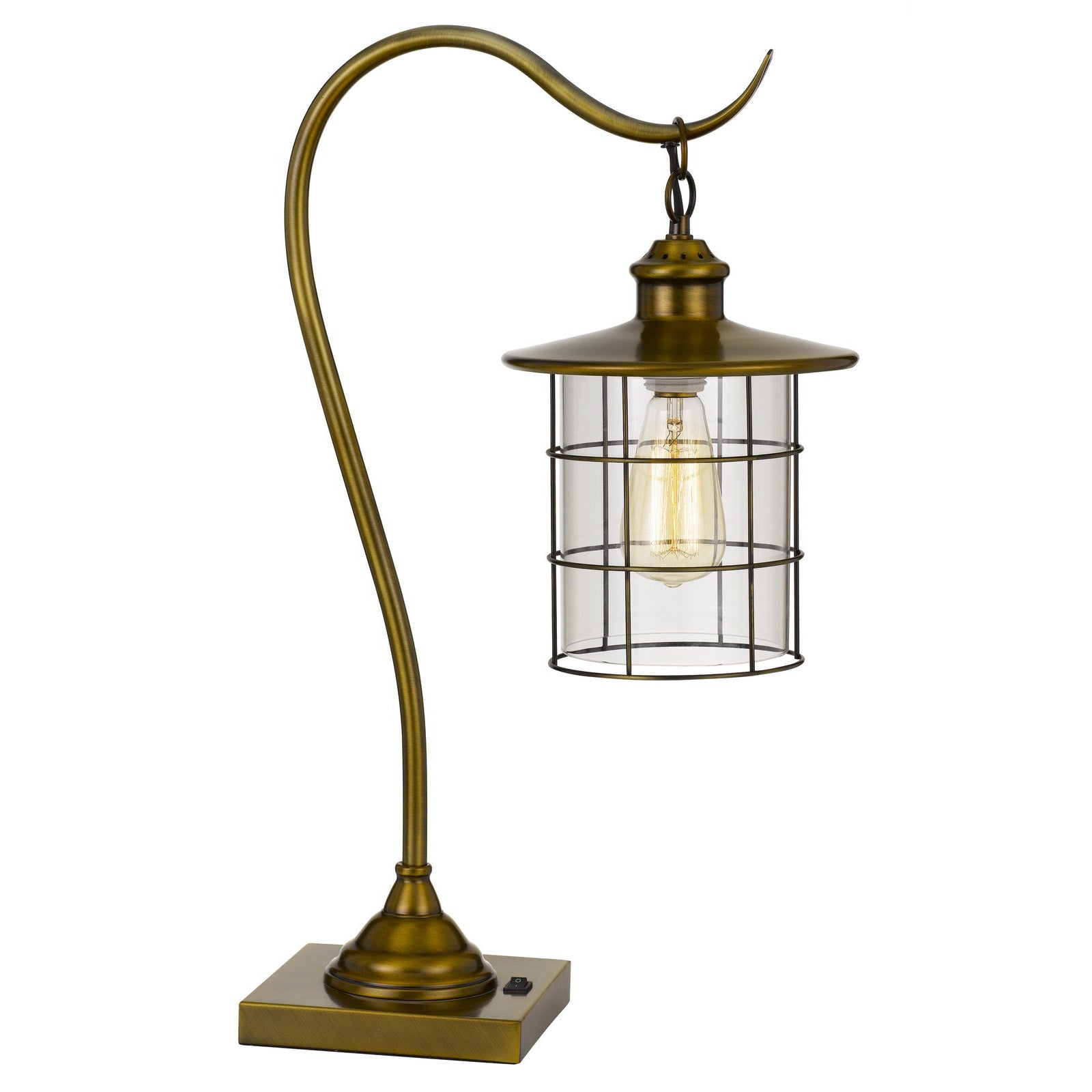 brass desk lamp