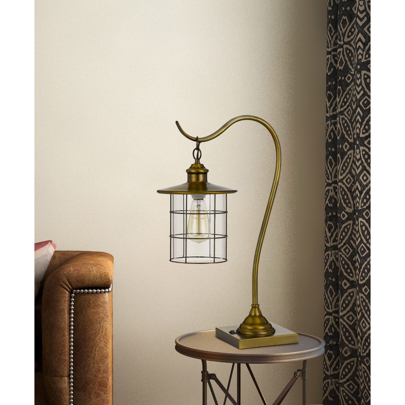 brass desk lamp