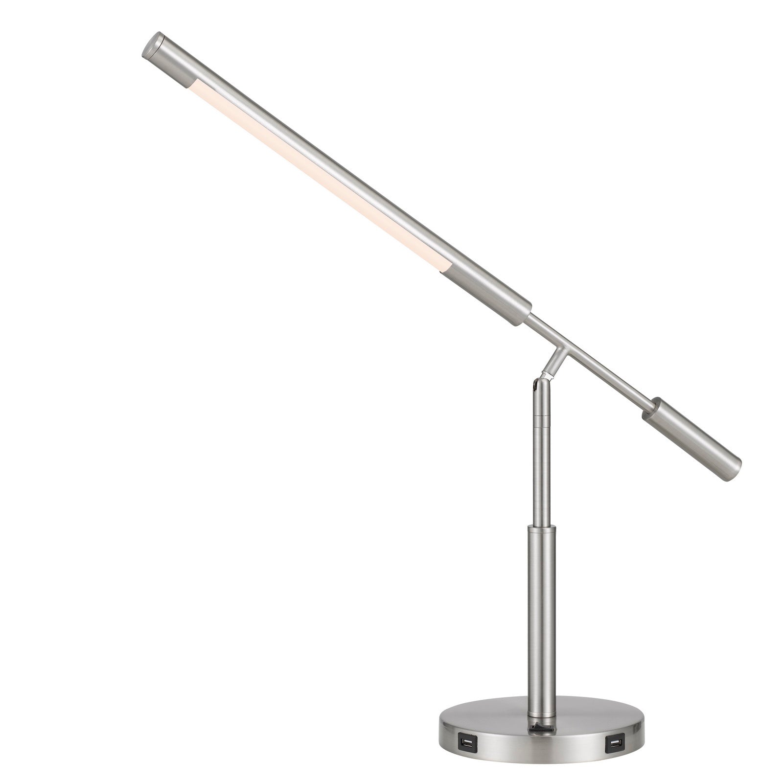 silver desk lamp