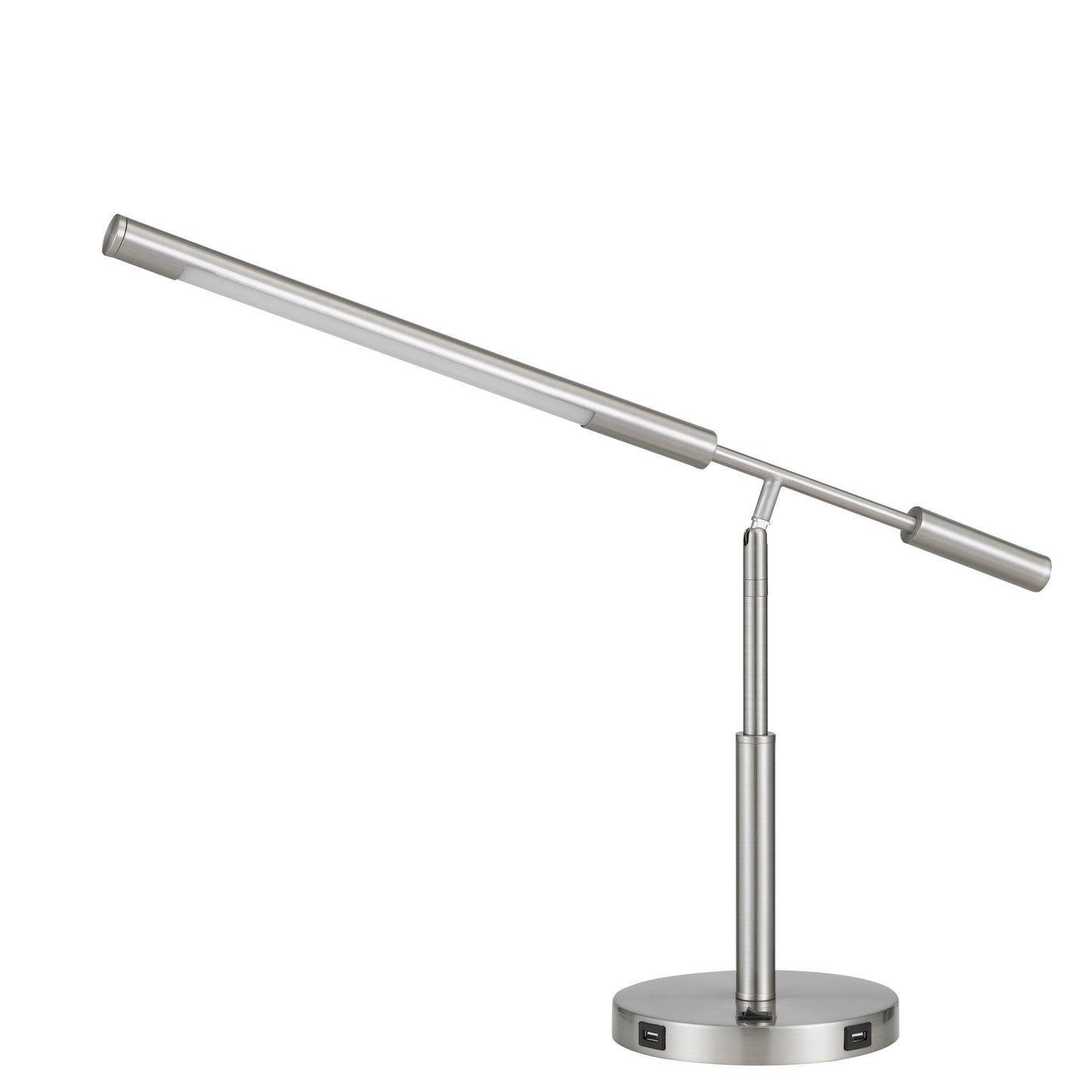 silver desk lamp