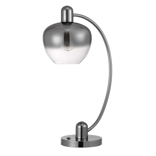 dark grey table lamp