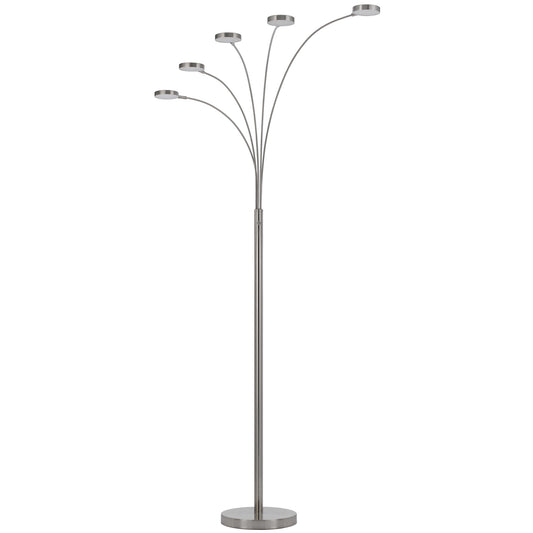silver floor lamps