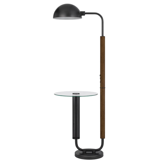 black floor lamp