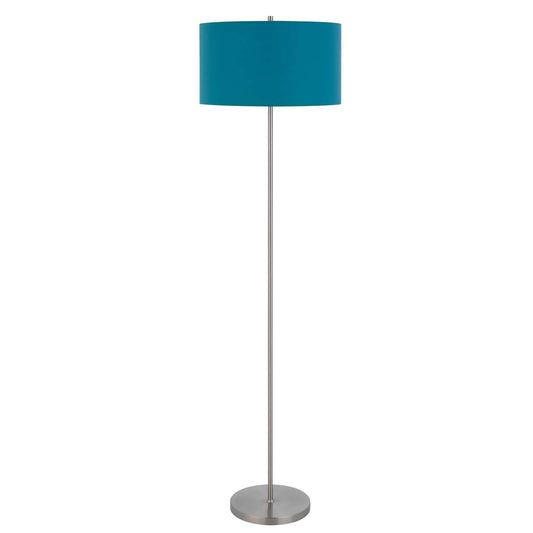 blue floor lamp