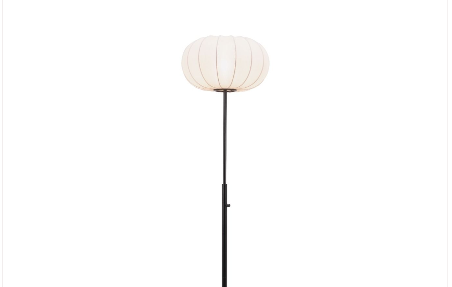 Beige floor lamp