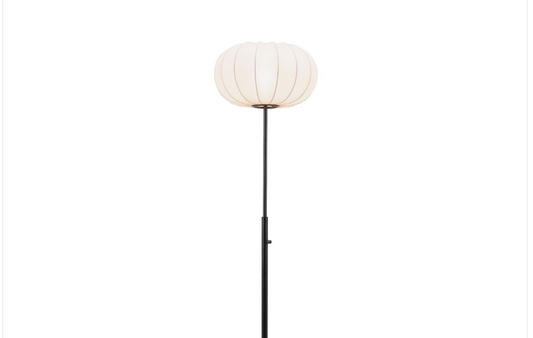 Beige floor lamp