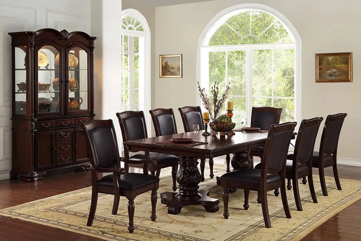 wood dining set