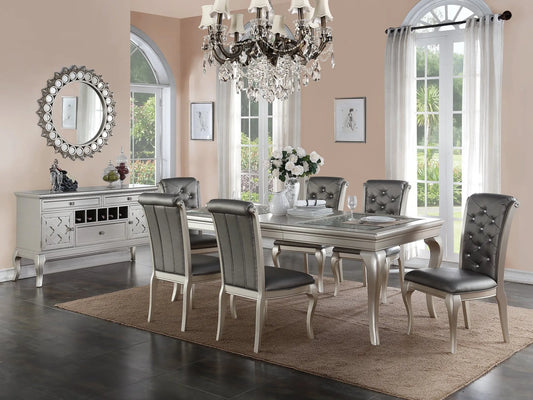 dark grey dining set