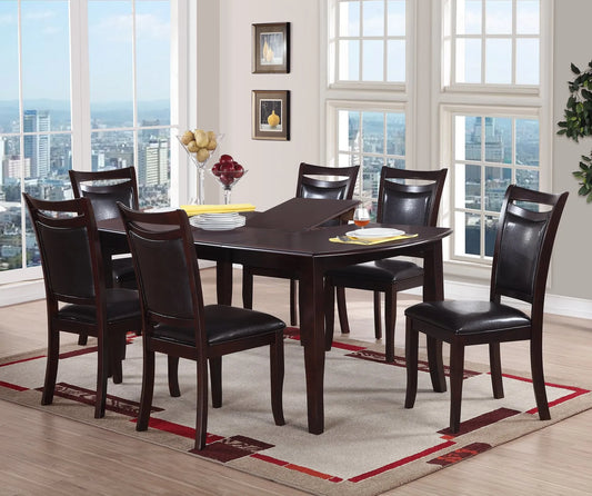 dark brown dining set