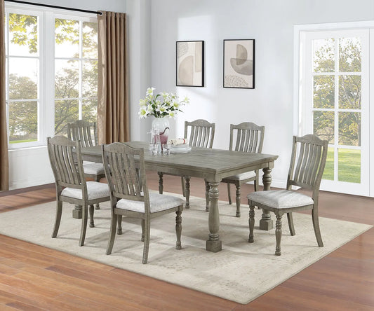 grey dining set