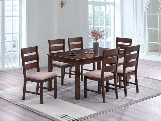 brown dining set