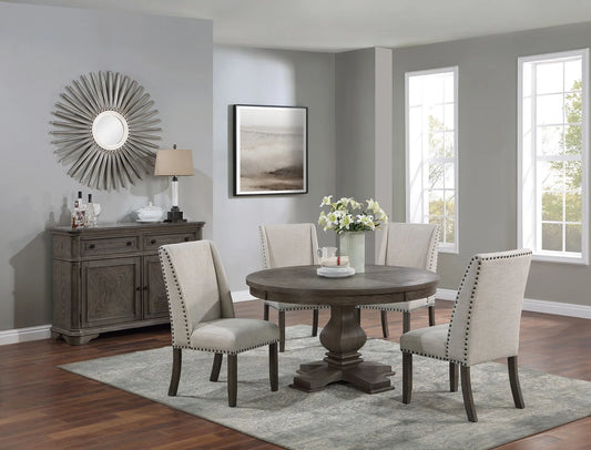 beige dining set