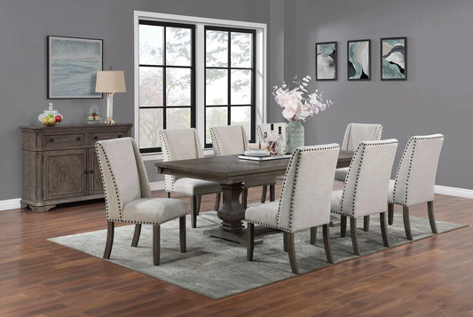 beige dining set