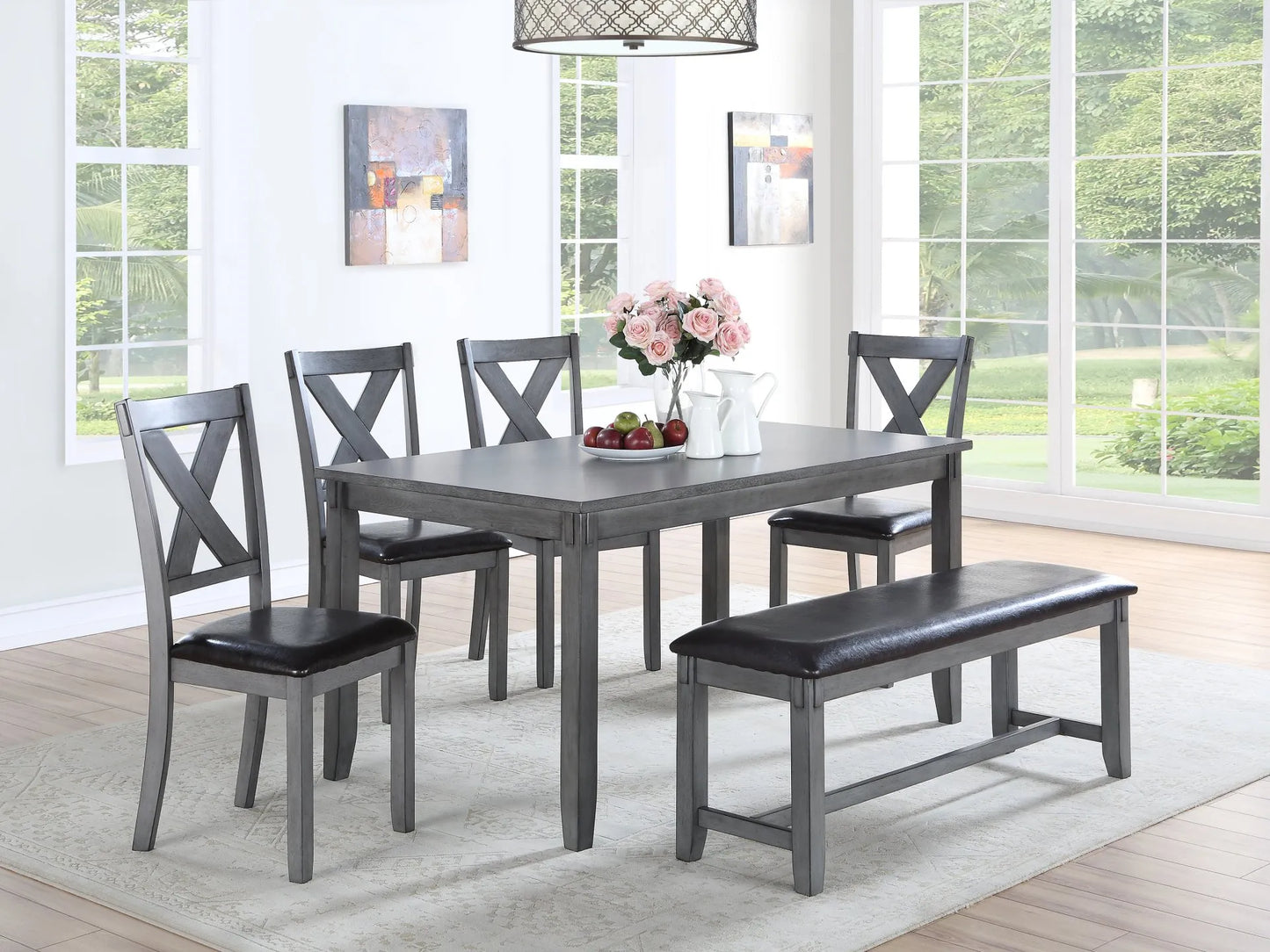 grey dining set