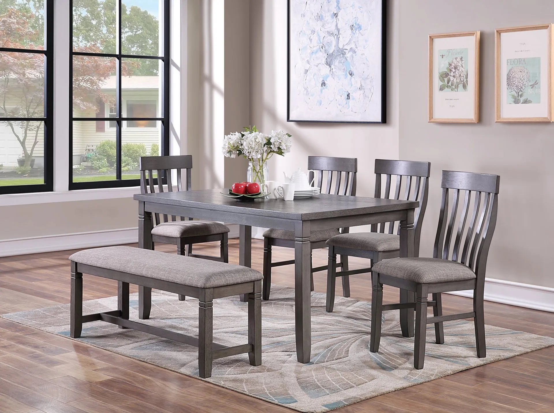 grey dining set