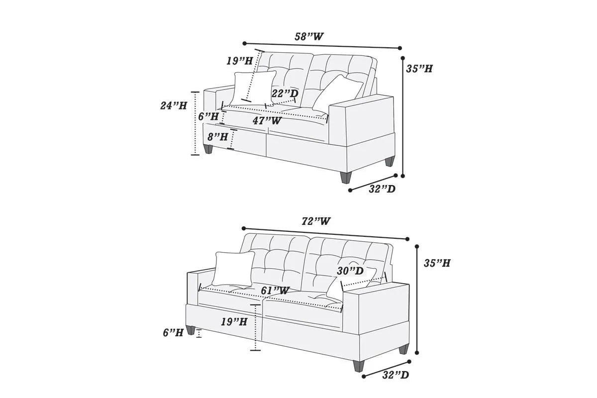 charcoal sofa set