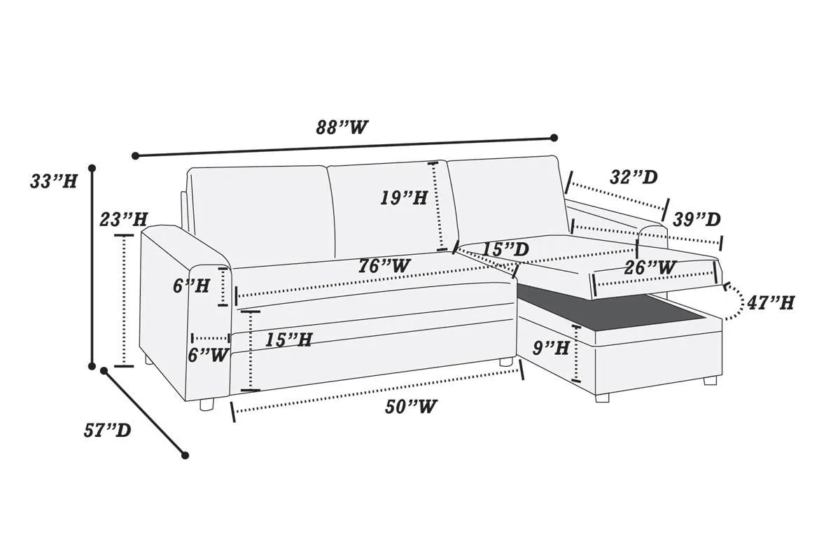 blue grey fabric sofa sectional 