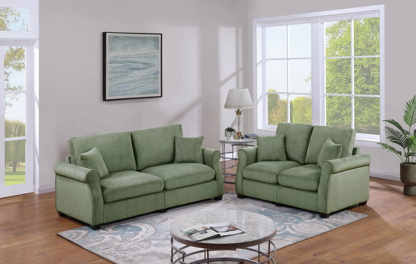 sage sofa set