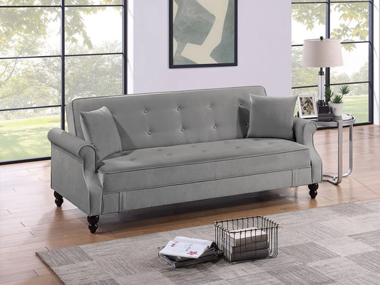 grey Convert Sofa Beds