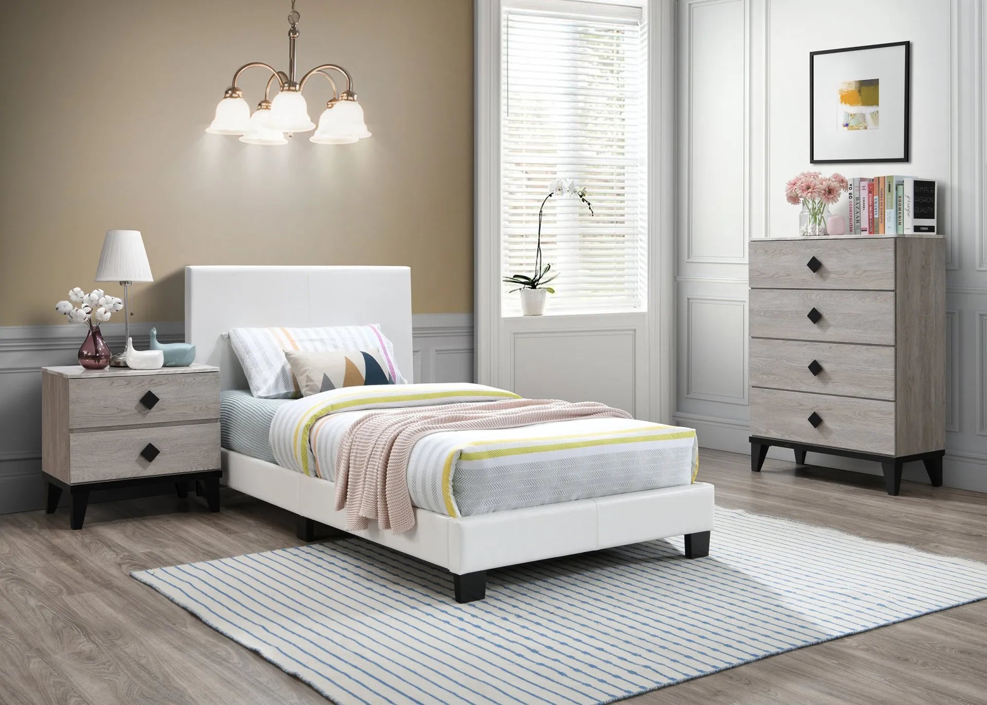 white bedroom set