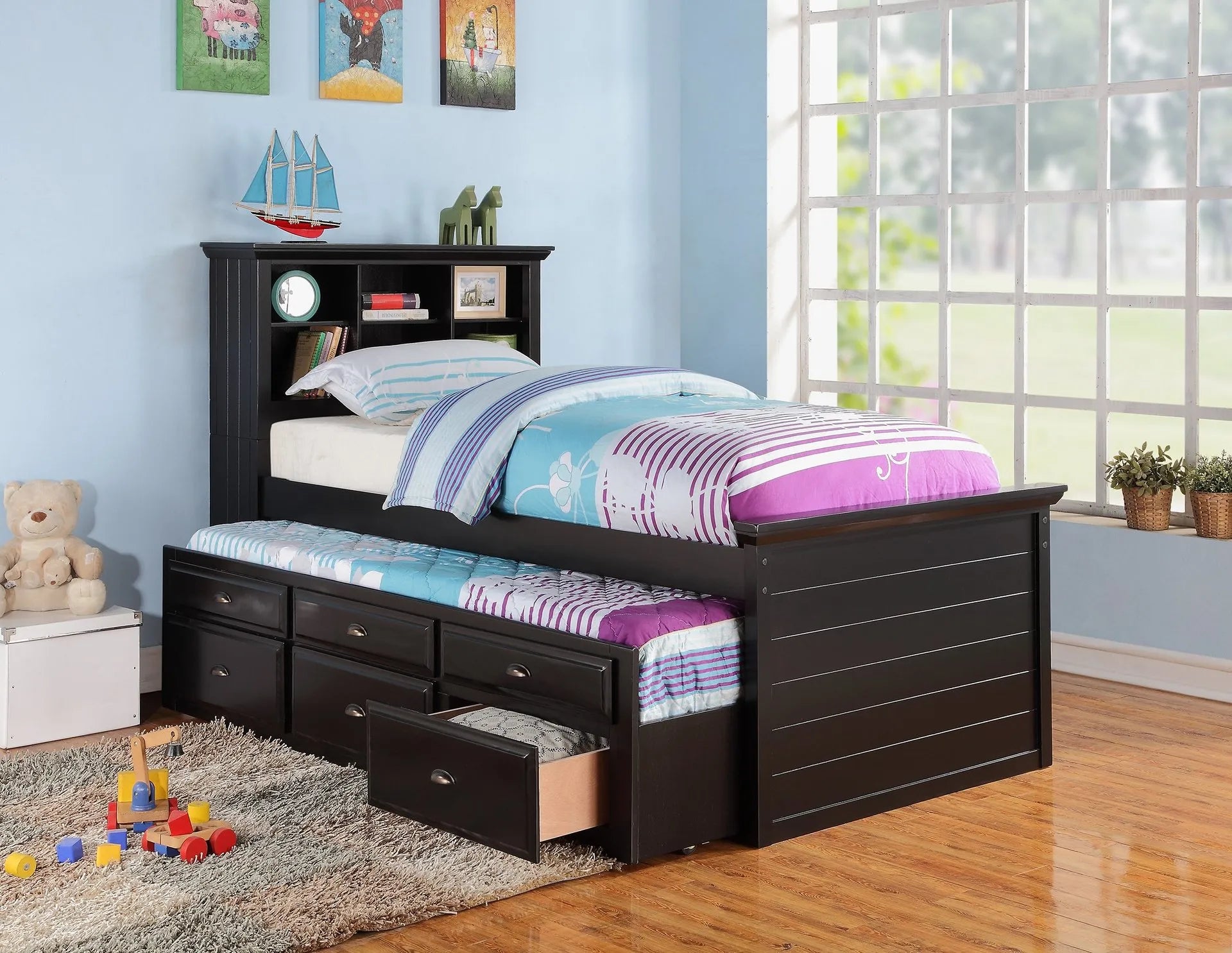 black bedroom set