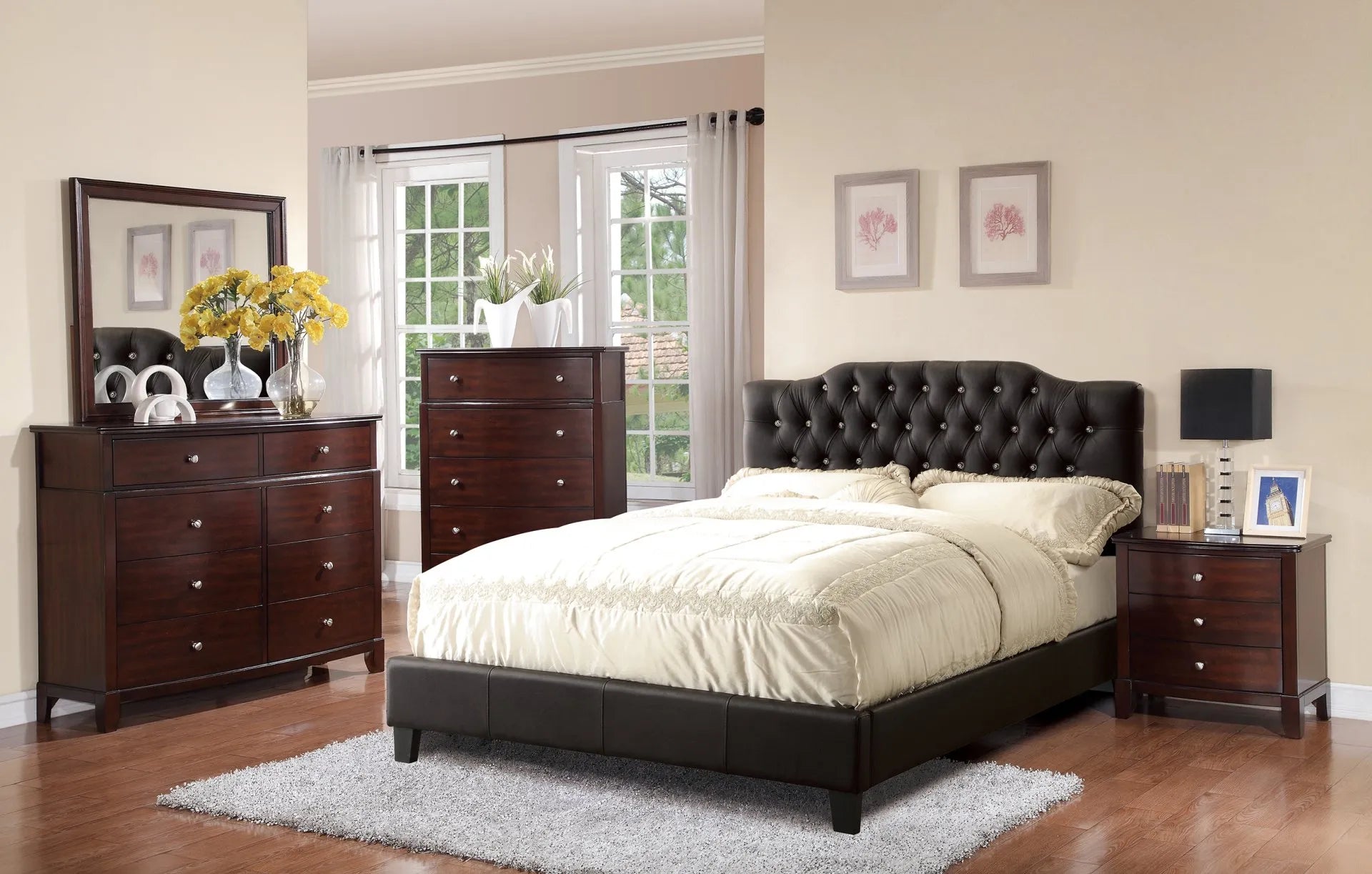 black bedroom set