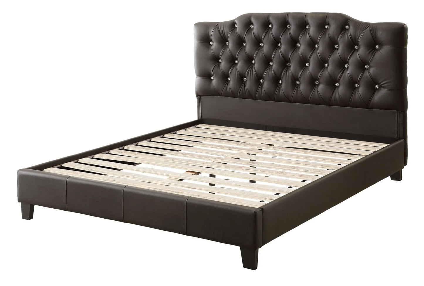 black single bed