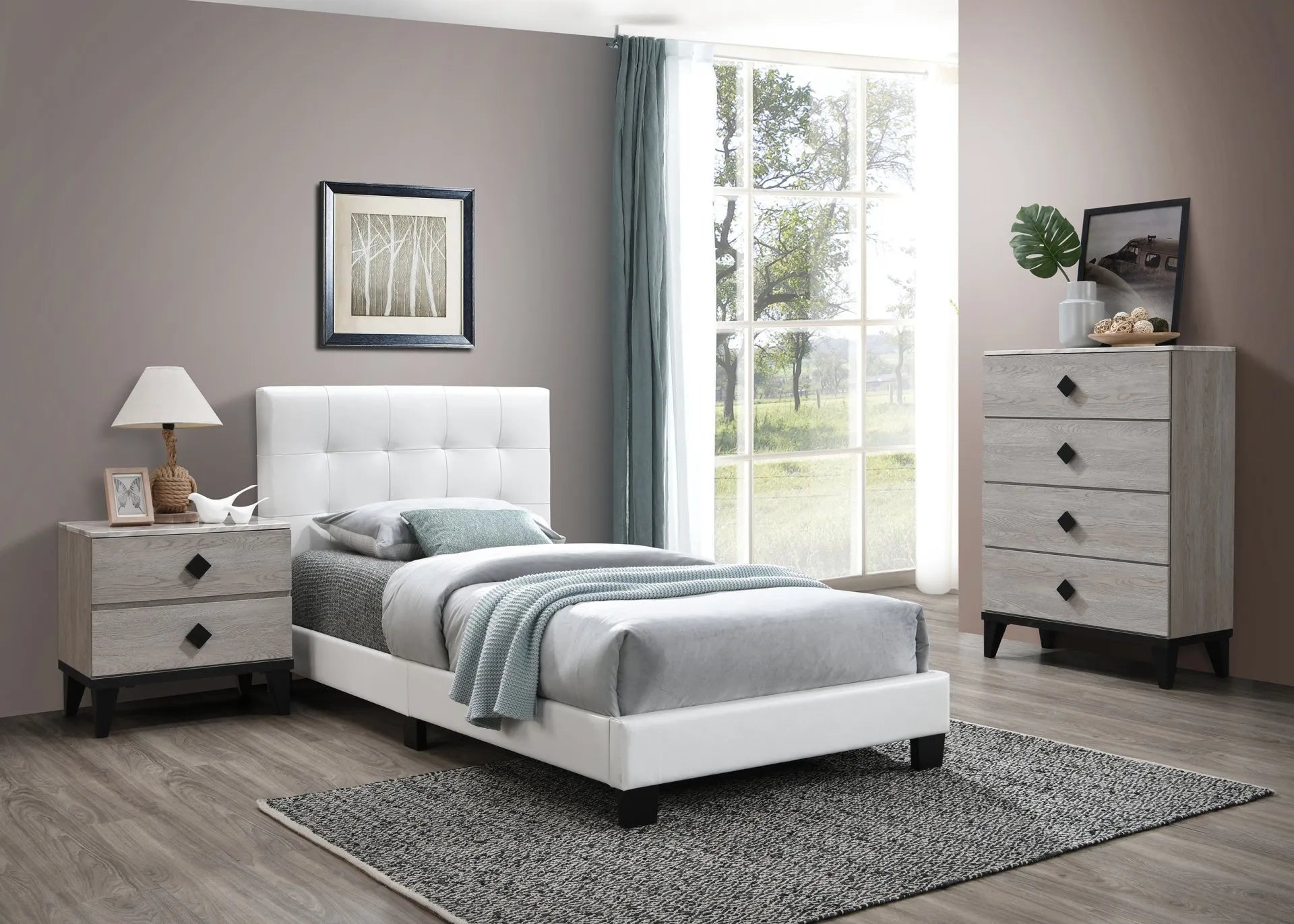 white bedroom set