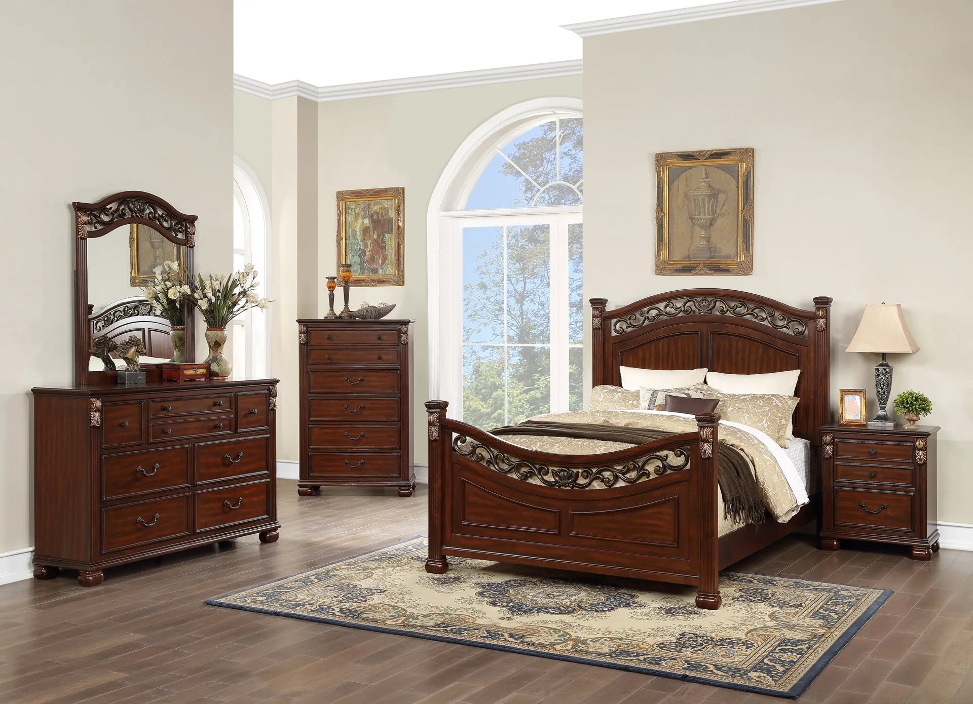 cherry bedroom set