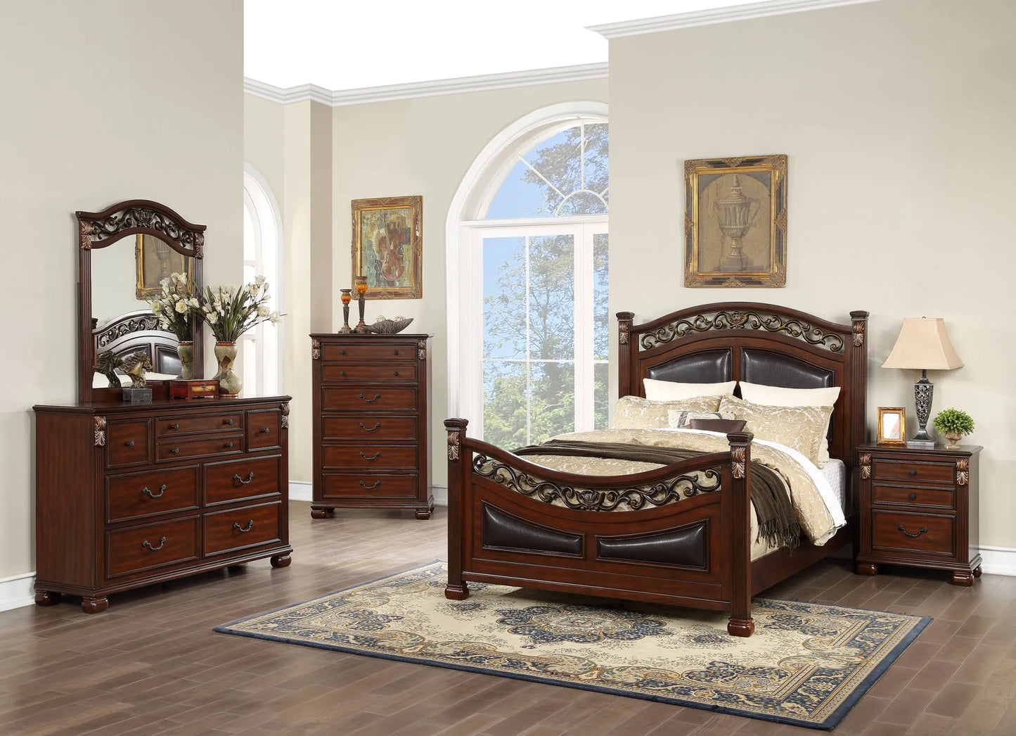 cherry bedroom set