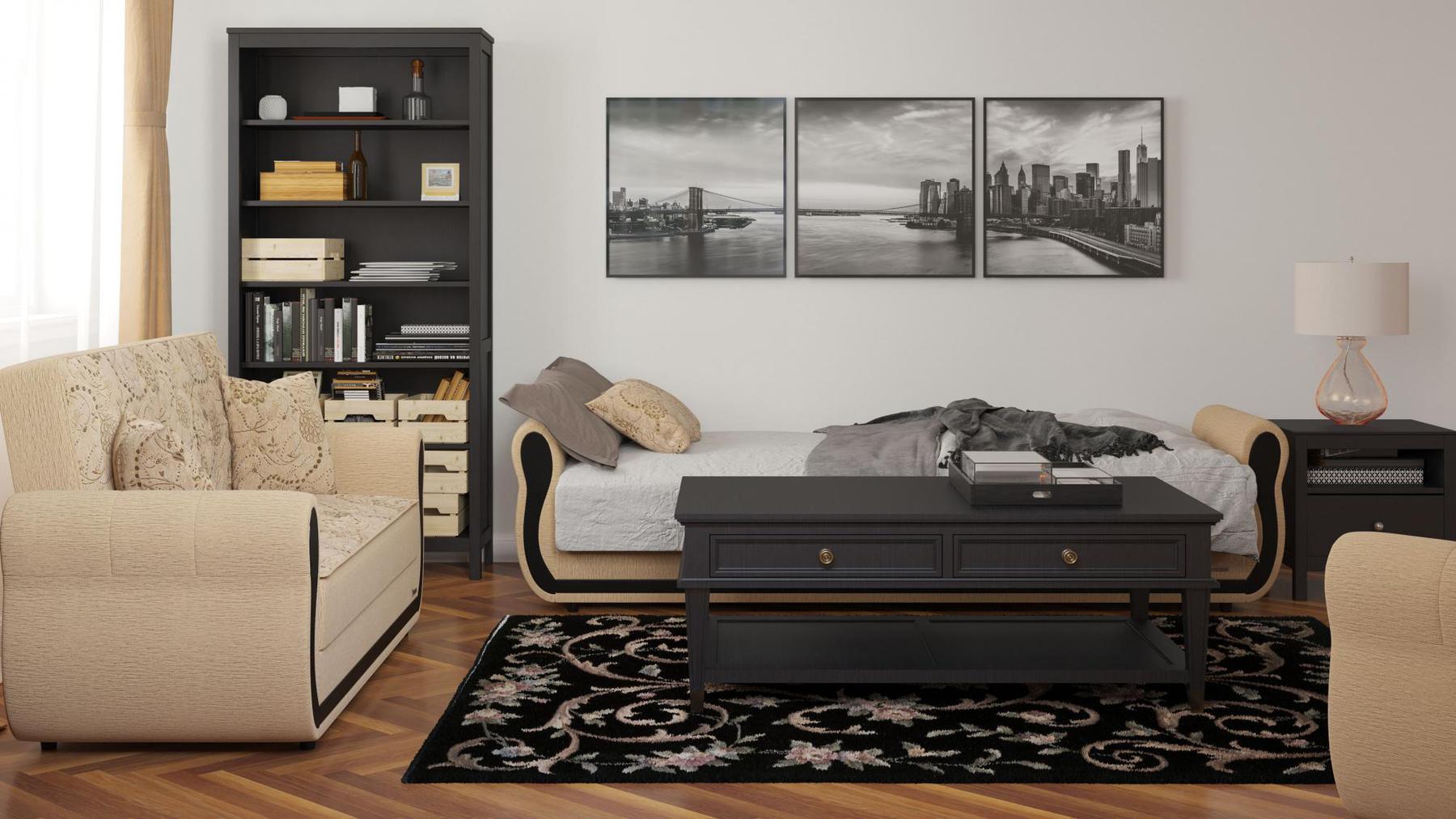 beige fabric sofa set