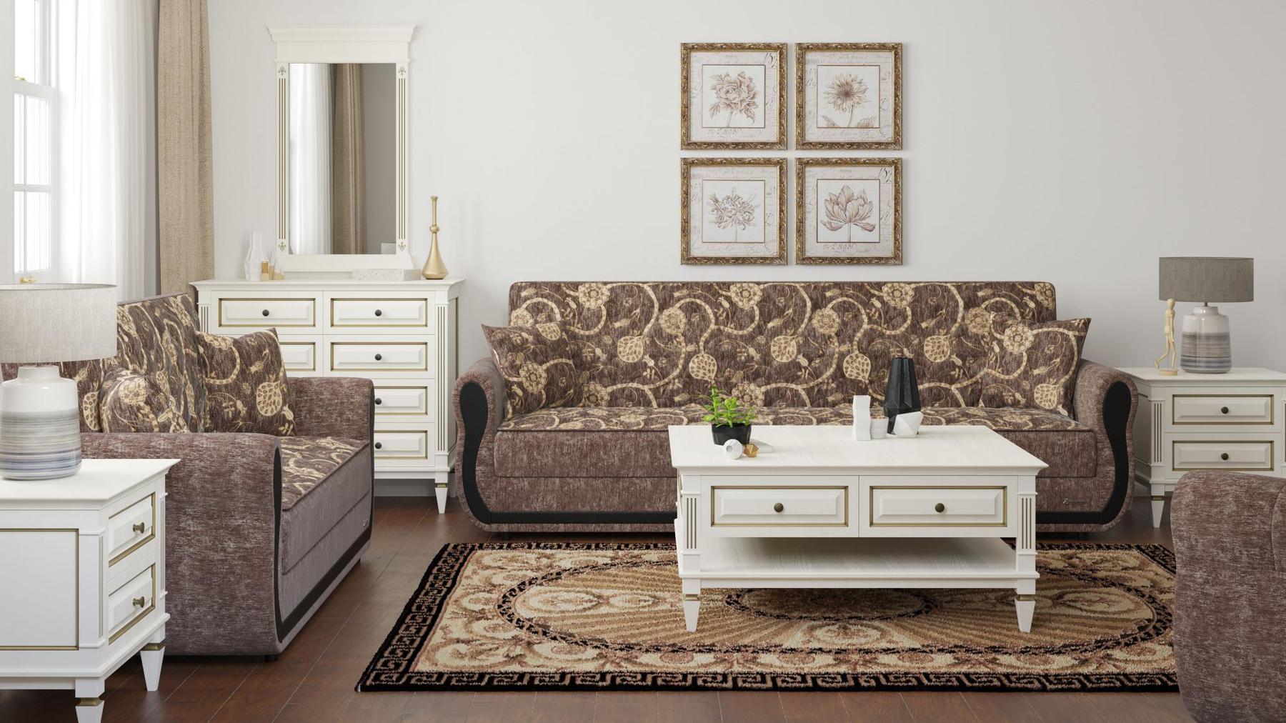 grey fabric sofa set
