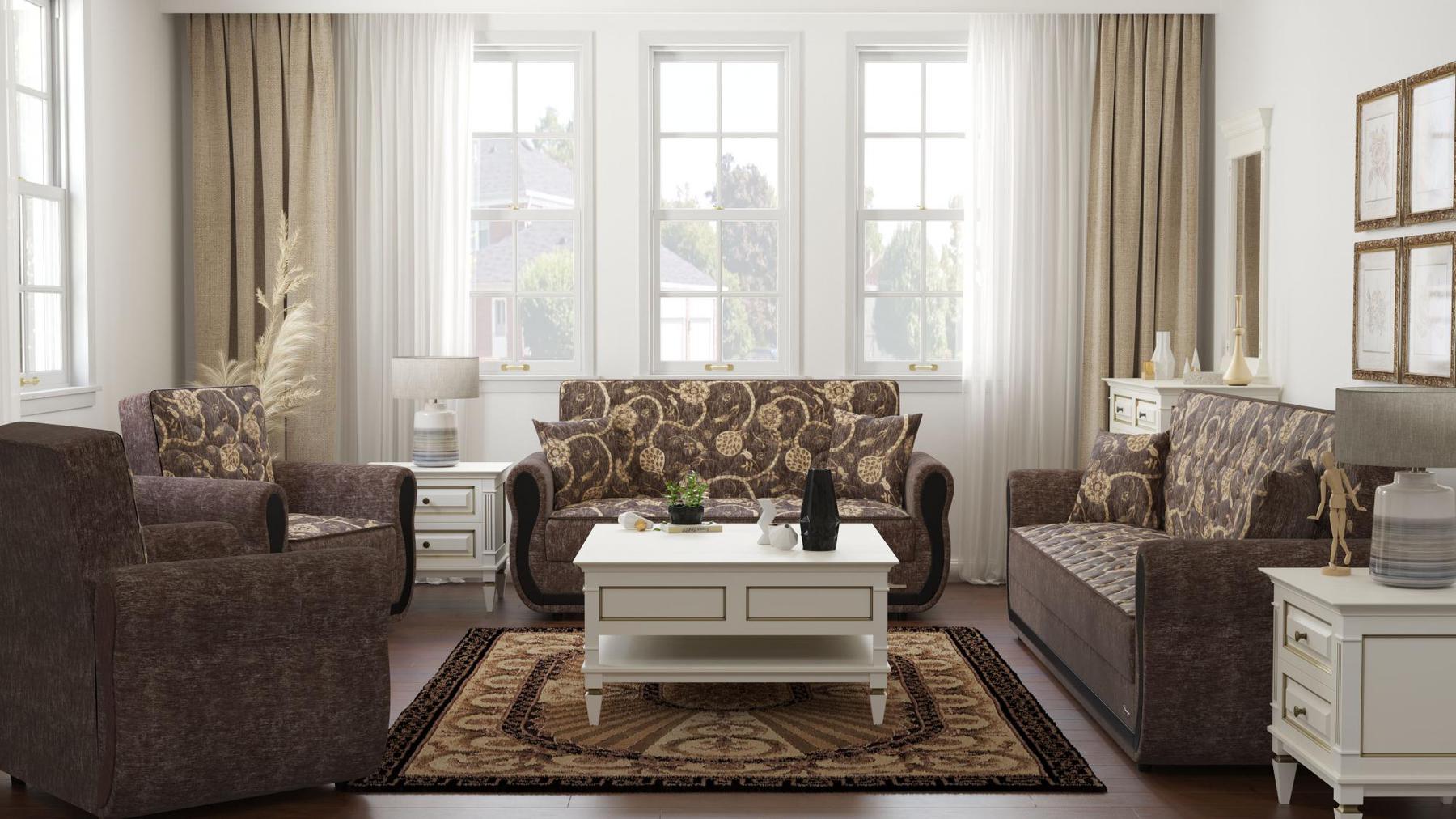 grey fabric sofa set