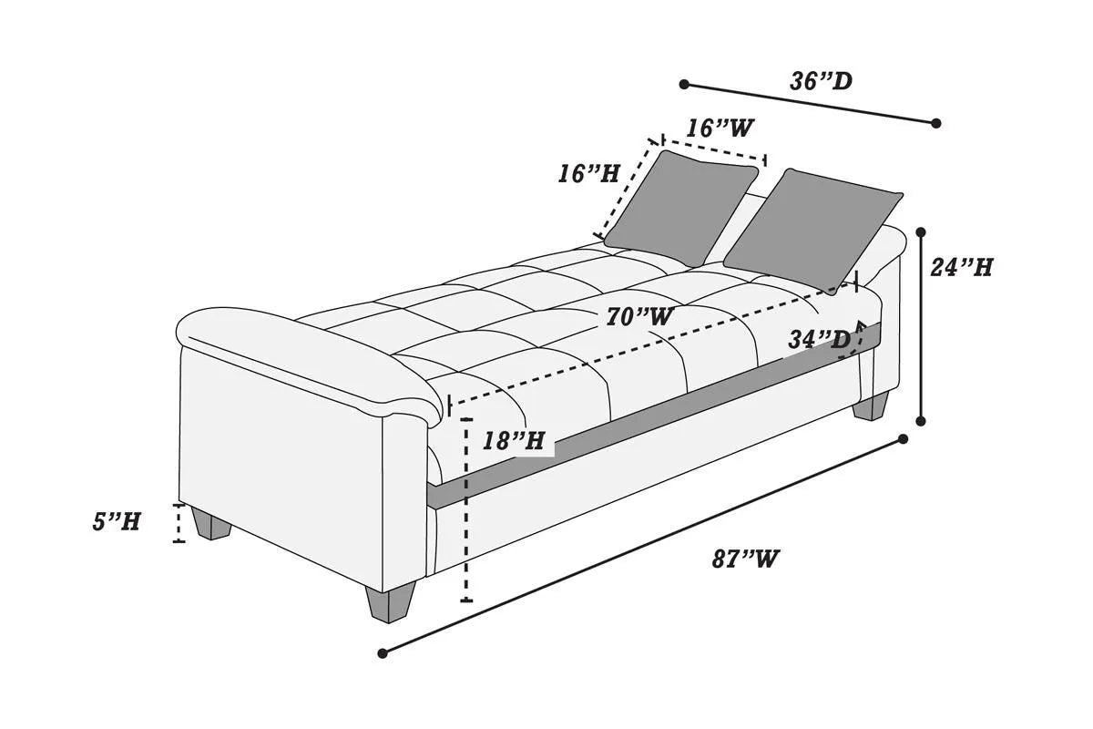 brown Convert Sofa Beds