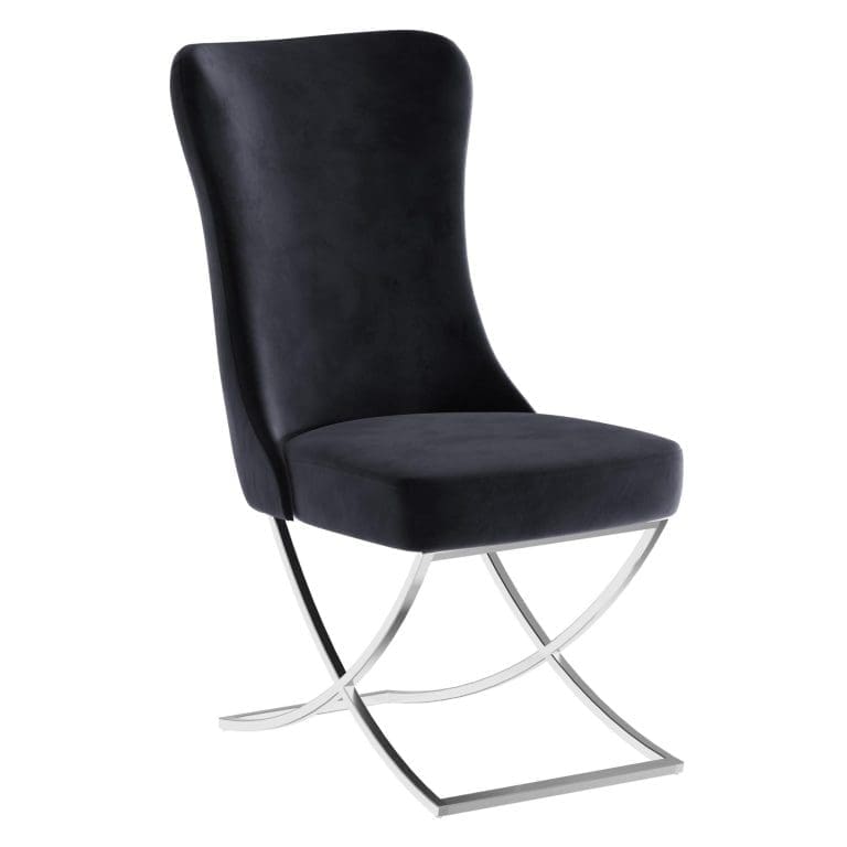 black dining chair