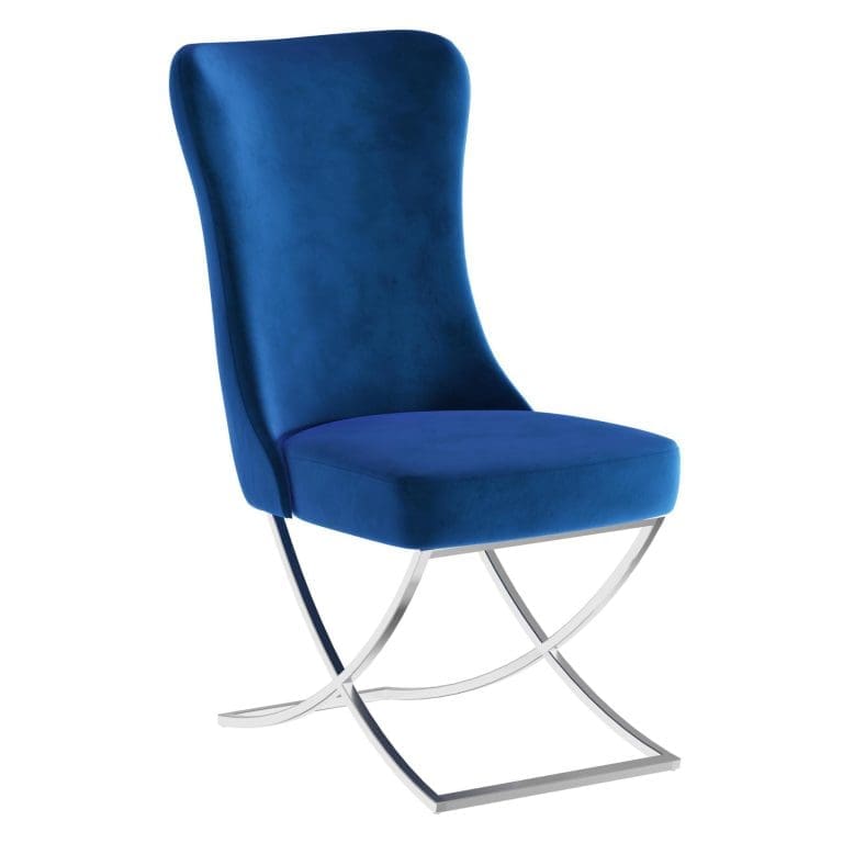 blue dining chair