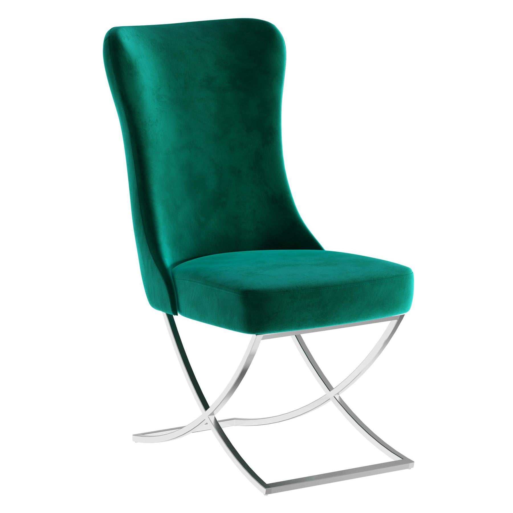 green dining chair