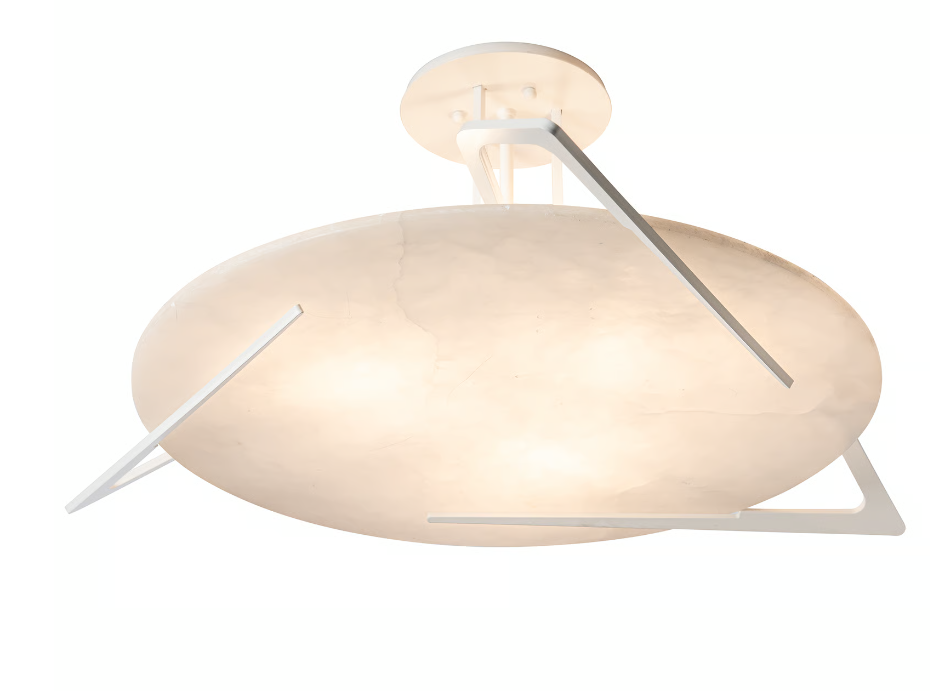 3 light semi flush ceiling light