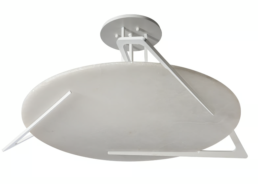 3 light semi flush ceiling light