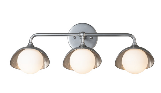 Silver wall sconces