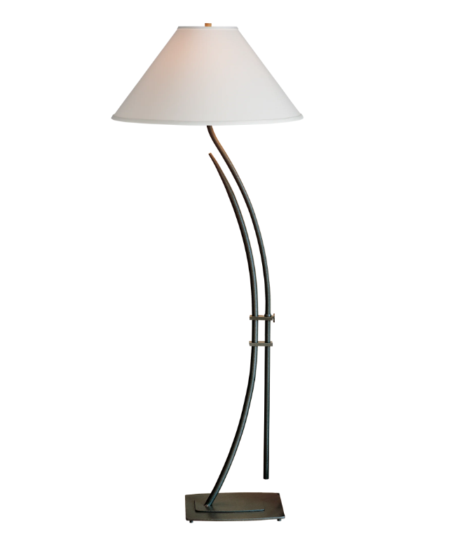 Black floor lamp