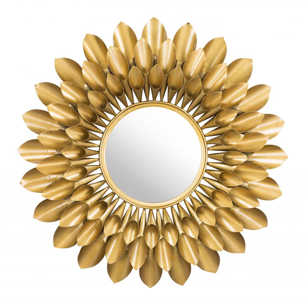 flower wall mirror