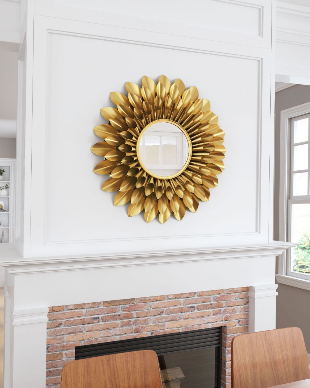 round wall mirror