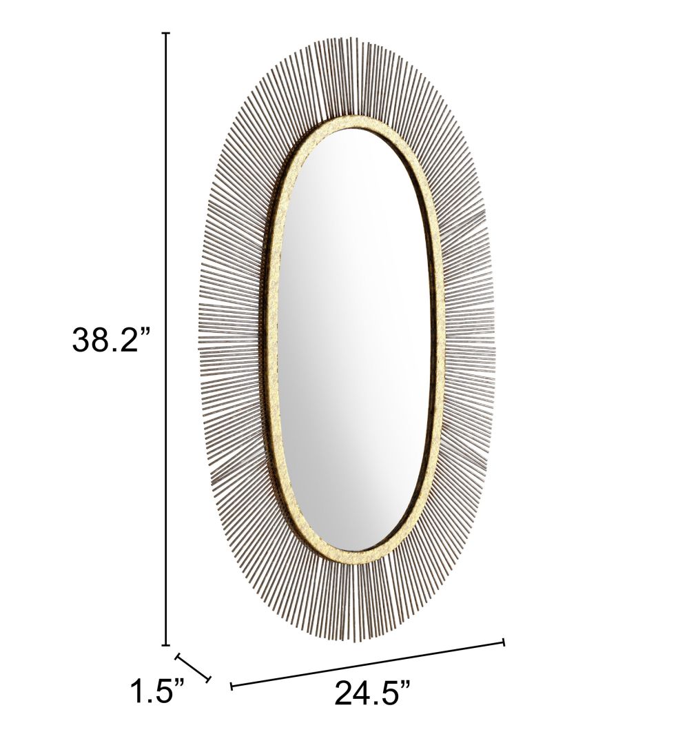 oval wall mirror