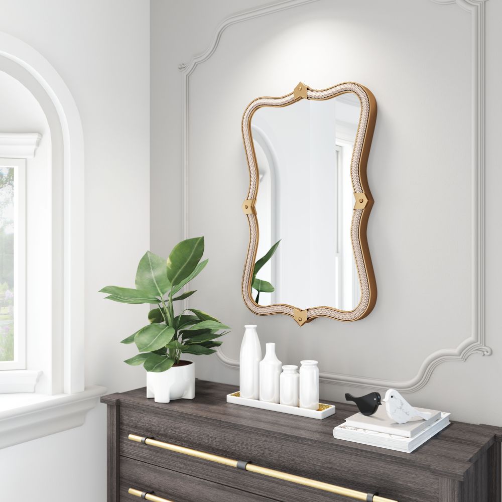 bronze wall mirror