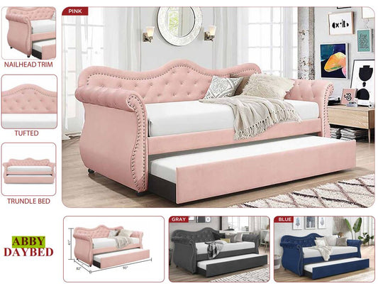 luxury fabric day bed