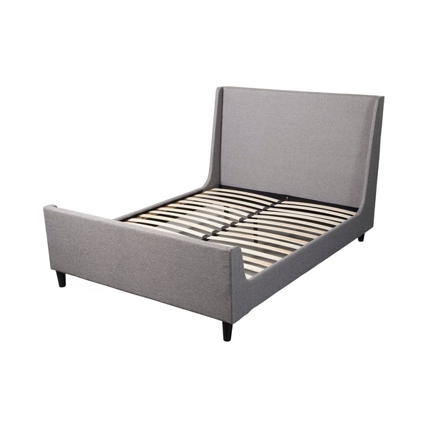 wood single bed