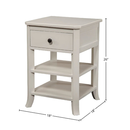 white nightstand