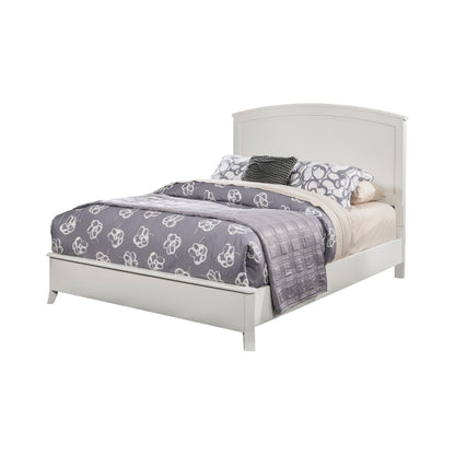 white single bed