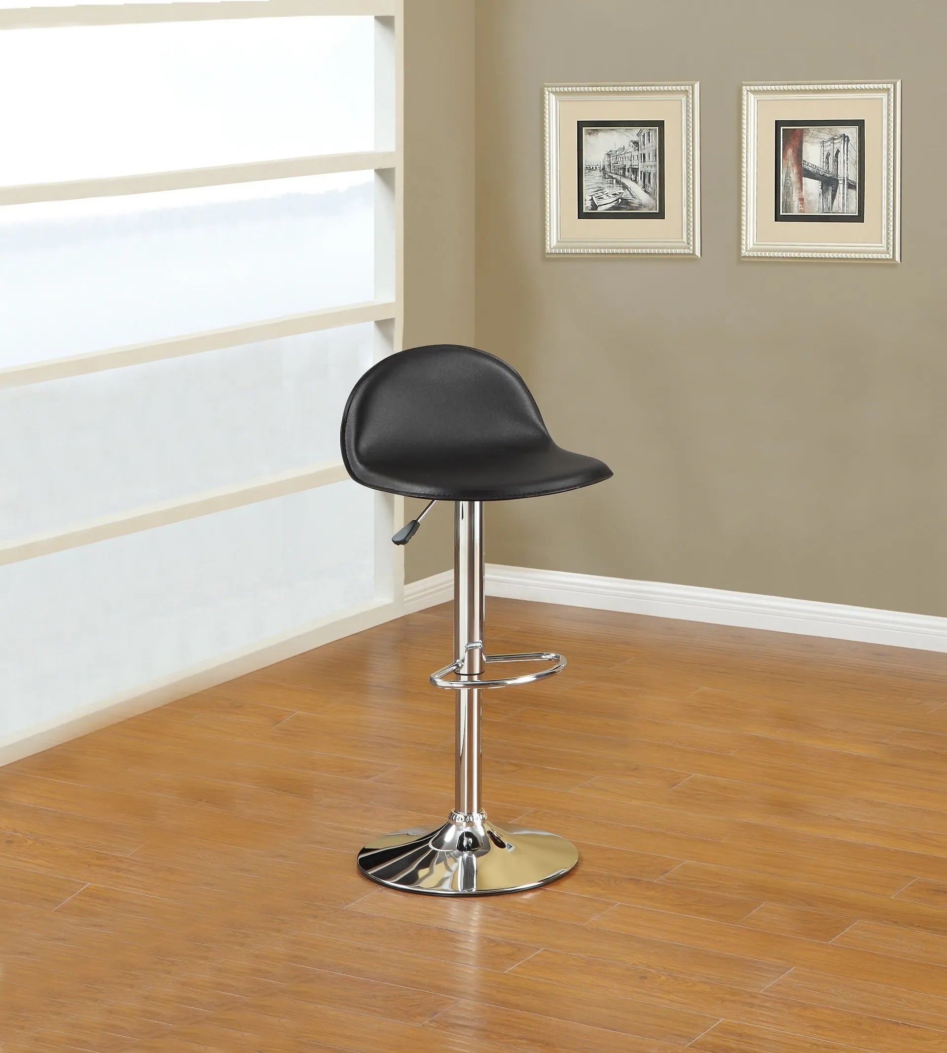 black bar stool|